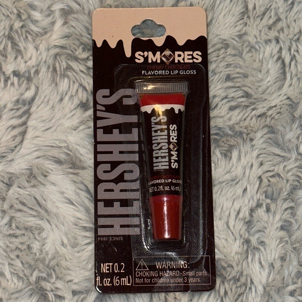 Hershey's S'mores Cherry Chocolate Flavored Lip Gloss 0.2 fl‎ oz New NIP